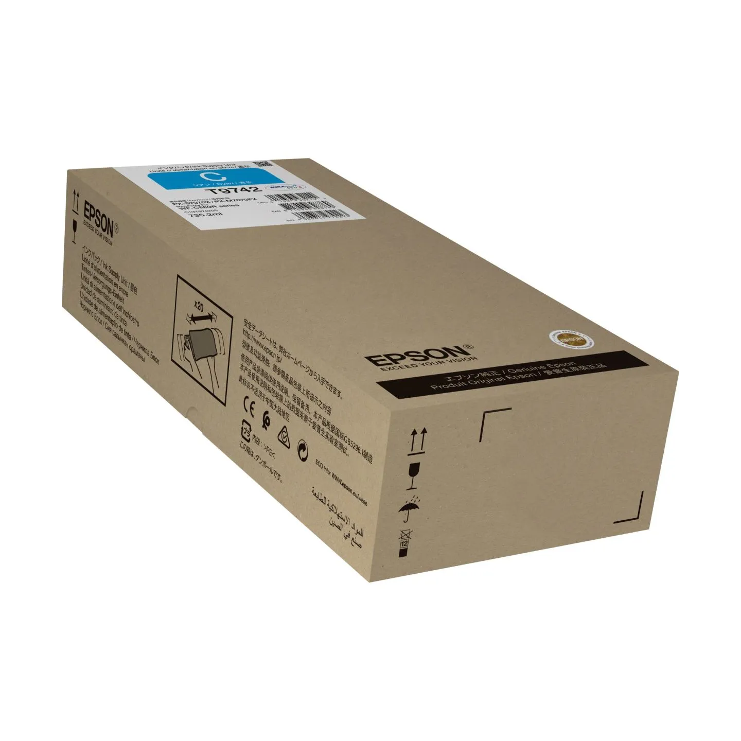 Epson XXL Ink Supply Unit | WorkForce Pro WF-C869R | Ink pack | Cyan