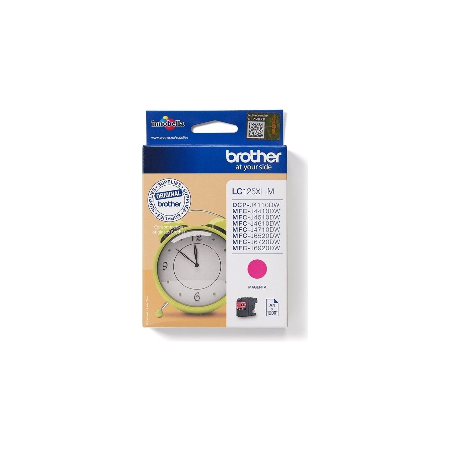 Brother LC125XLM TONER HIGH MAG. 1200P