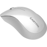 Canyon MW-11, 2.4 GHz  Wireless mouse ,with 3 buttons, DPI 1200, Battery:AAA*2pcs  ,pearl white grey67*109*38mm 0.063kg