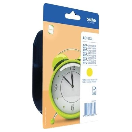 Brother LC125XLY | Ink Cartridge | Yellow