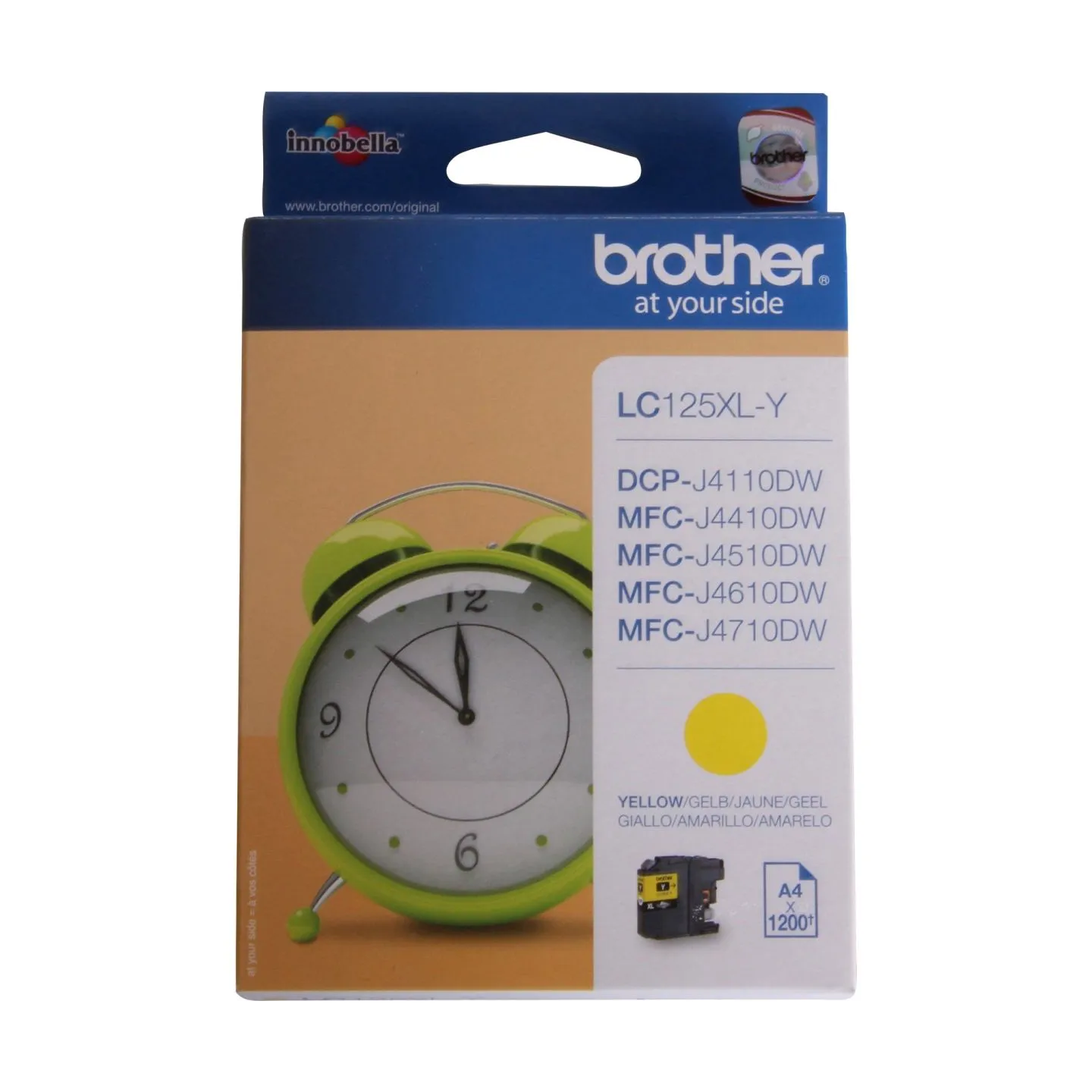 Brother LC125XLY | Ink Cartridge | Yellow