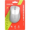 Canyon MW-11, 2.4 GHz  Wireless mouse ,with 3 buttons, DPI 1200, Battery:AAA*2pcs  ,pearl white grey67*109*38mm 0.063kg