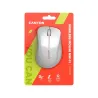 Canyon MW-11, 2.4 GHz  Wireless mouse ,with 3 buttons, DPI 1200, Battery:AAA*2pcs  ,pearl white grey67*109*38mm 0.063kg