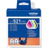 Brother LC521VAL | Ink Cartridge | Black, Cyan, Magenta,Yellow