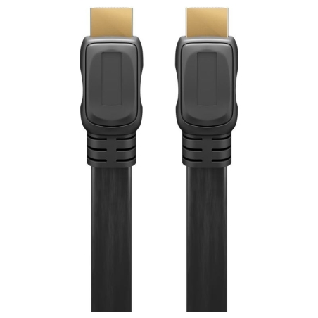 Goobay | High Speed HDMI Flat Cable with Ethernet | 61279 | HDMI male (type A) | HDMI (type A) | HDMI to HDMI | 2 m