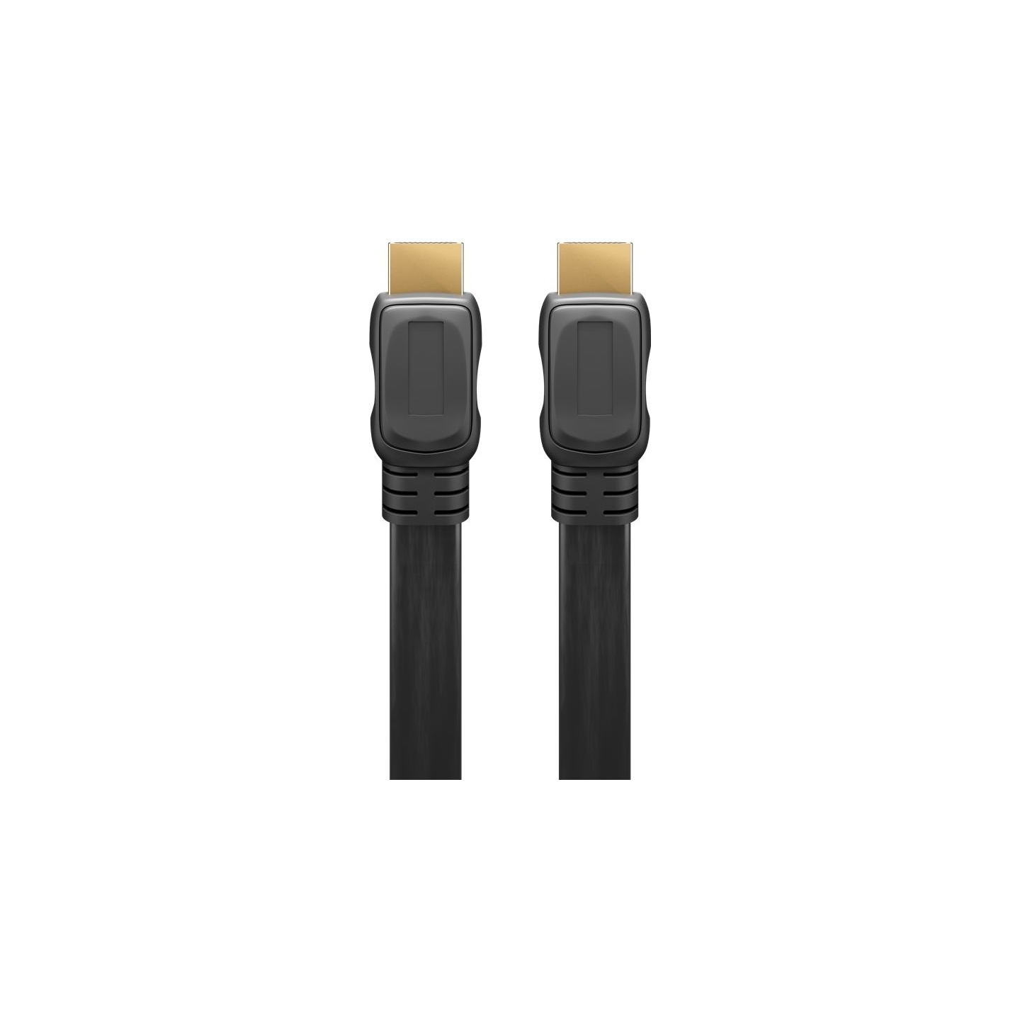Goobay | High Speed HDMI Flat Cable with Ethernet | 61279 | HDMI male (type A) | HDMI (type A) | HDMI to HDMI | 2 m