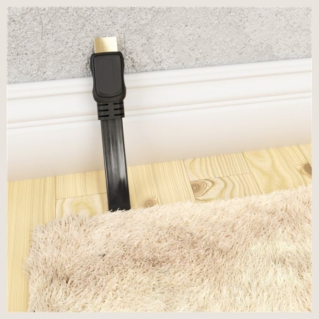 Goobay | High Speed HDMI Flat Cable with Ethernet | 61279 | HDMI male (type A) | HDMI (type A) | HDMI to HDMI | 2 m