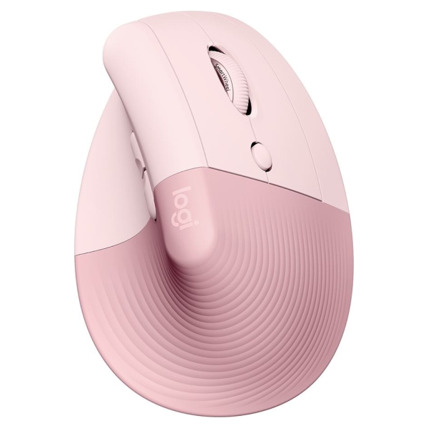 Logitech Lift Bluetooth Vertical Ergonomic Mouse - ROSE/DARK ROSE