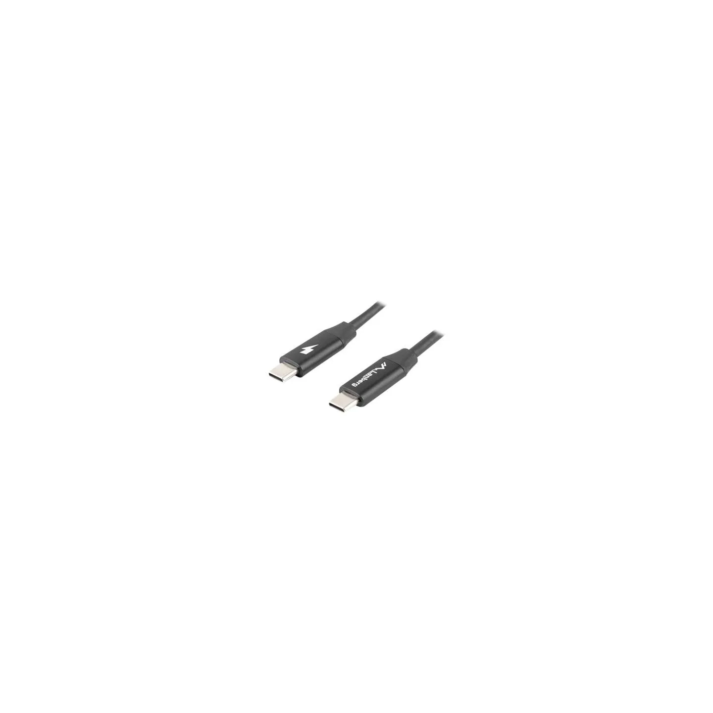 Lanberg USB-C 2.0 Cable, Quick Charge 4.0 | CA-CMCM-40CU-0018-BK | USB Type-C to USB Type-C | 1.8 m
