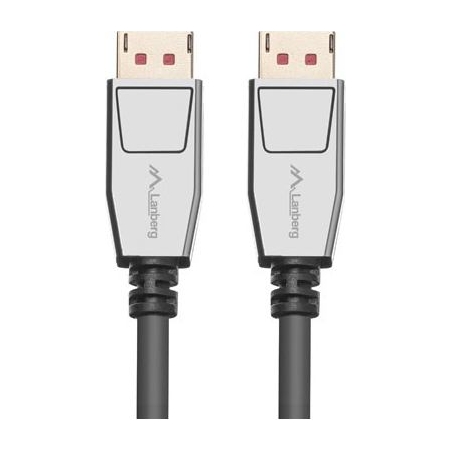 Lanberg DisplayPort M/M Cable 20 PIN V1.4 8K 60HZ | CA-DPDP-20CU-0010-BK | 1 m