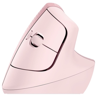 Logitech Lift Bluetooth Vertical Ergonomic Mouse - ROSE/DARK ROSE