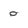 Lanberg | Patchcord Cat.6A S/FTP LSZH CCA Black Fluke Passed | PCF6A-10CC-0050-BK | 0.5 m | Black