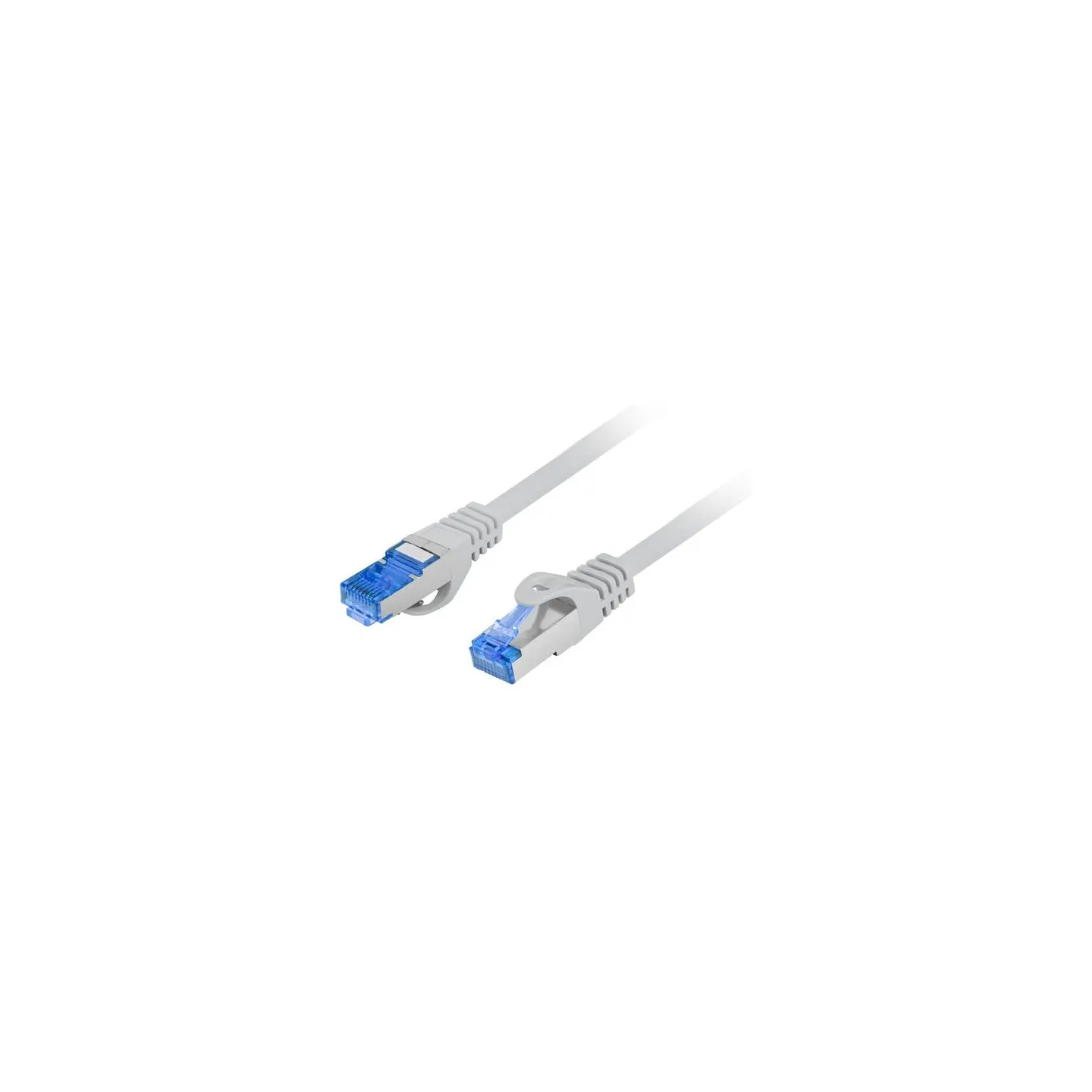 Lanberg | Patchcord Cat.6A S/FTP LSZH CCA Fluke Passed | PCF6A-10CC-0050-S | 0.5 m | Grey