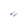 Lanberg | Patchcord Cat.6A S/FTP LSZH CCA Fluke Passed | PCF6A-10CC-0050-S | 0.5 m | Grey