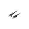 Lanberg | Patchcord Cat.6 UTP LSZH CU | PCU6-10CU-0100-BK | 1 m | Black