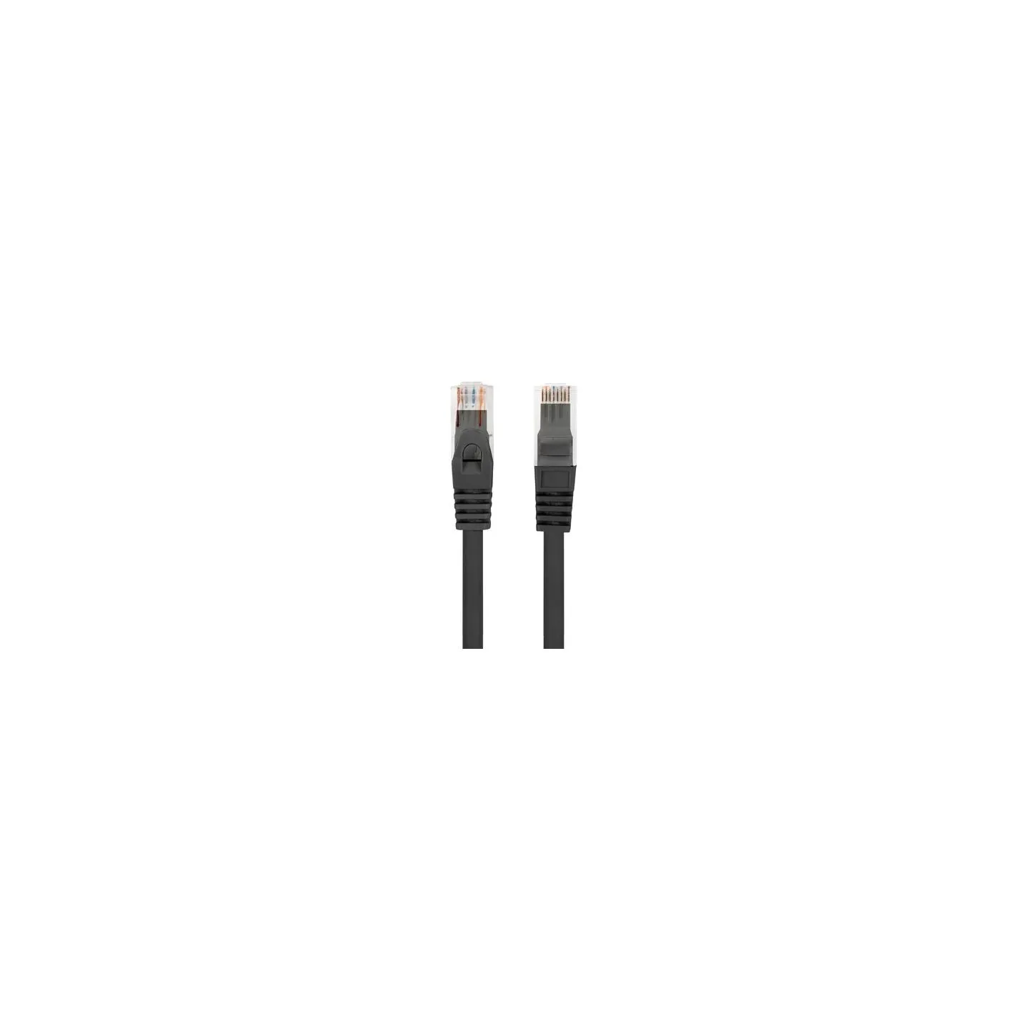 Lanberg | Patchcord Cat.6 UTP LSZH CU | PCU6-10CU-0100-BK | 1 m | Black