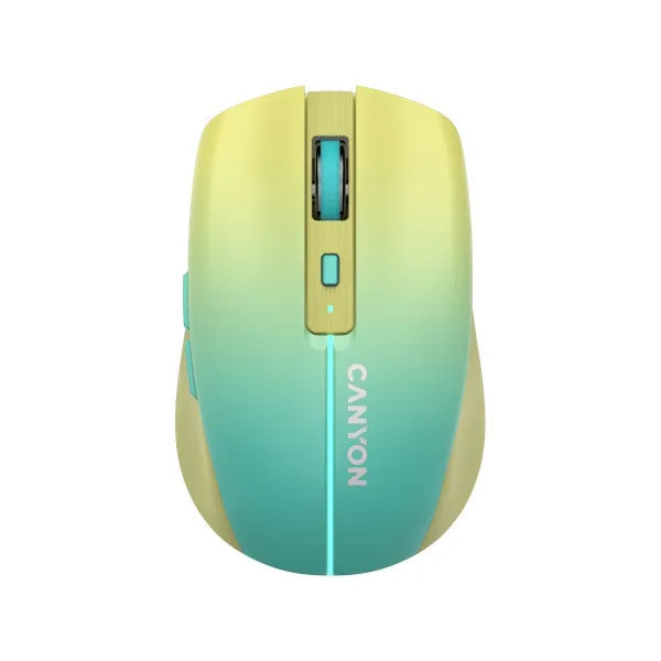 Canyon mouse MW-44 Wireless Charge Yellow Blue