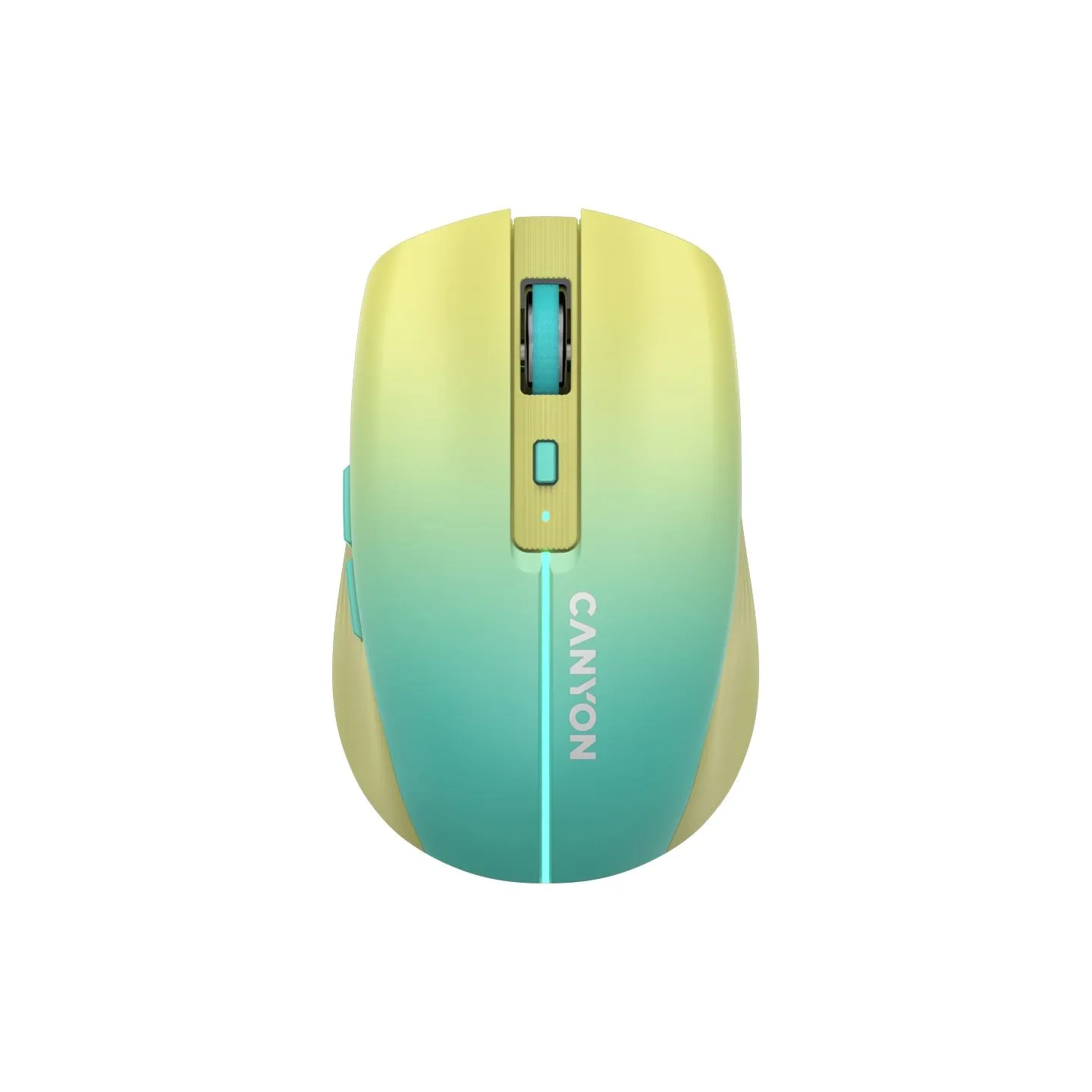 Canyon mouse MW-44  Wireless Charge Yellow Blue