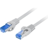 Lanberg | Patch cable - CAT 6a | RJ-45 - male | RJ-45 - male | RJ-45 | 2 m | Grey | RAL 7035