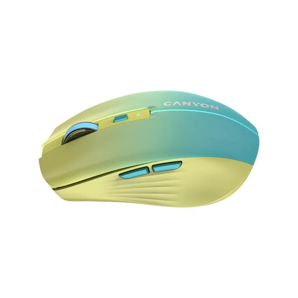 Canyon mouse MW-44  Wireless Charge Yellow Blue