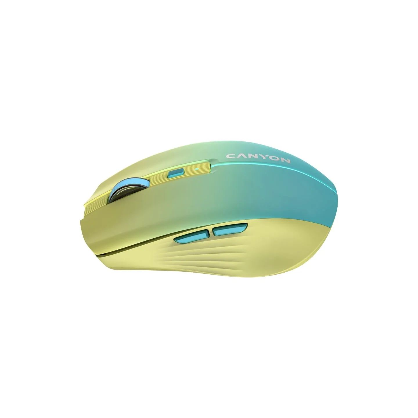 Canyon mouse MW-44  Wireless Charge Yellow Blue