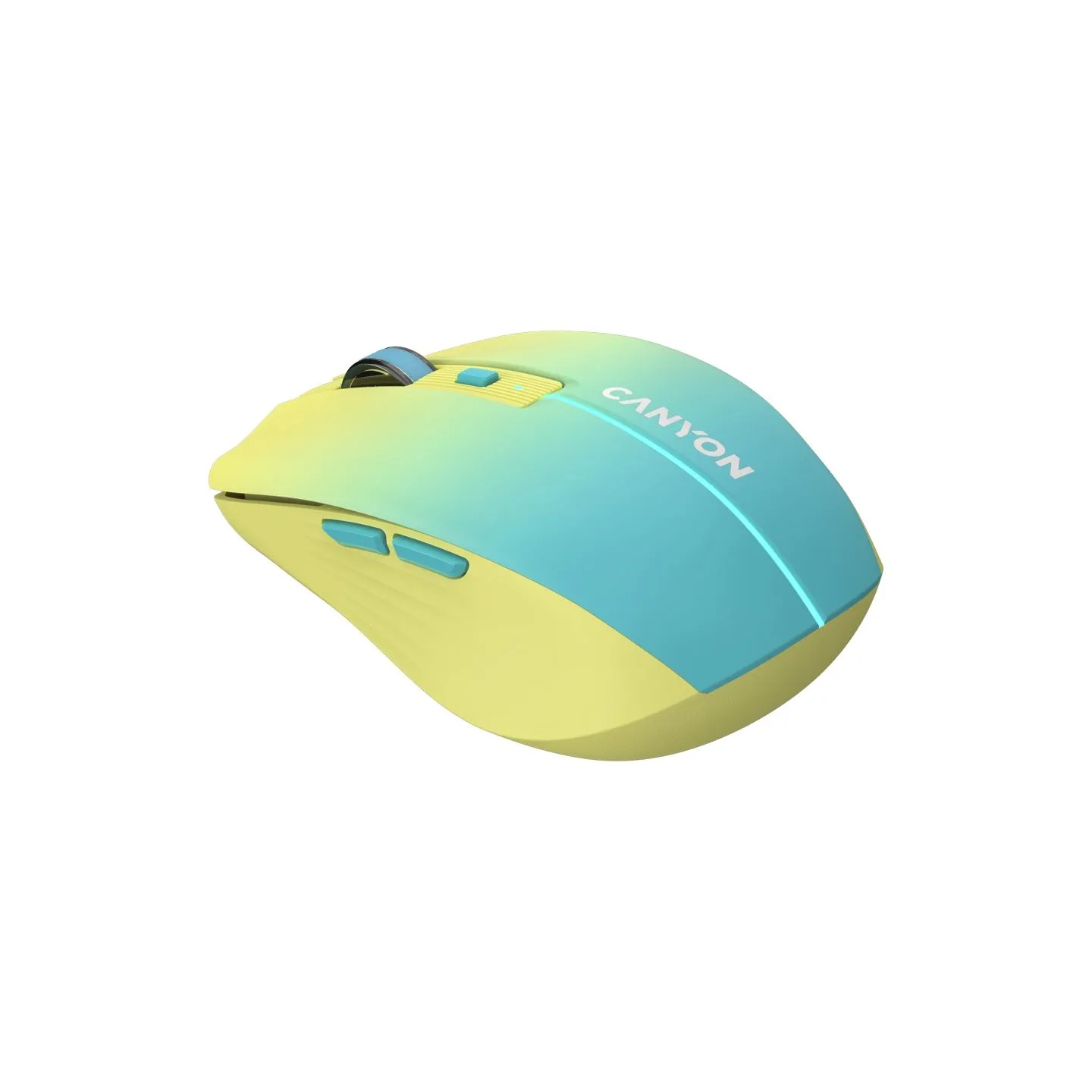 Canyon mouse MW-44  Wireless Charge Yellow Blue