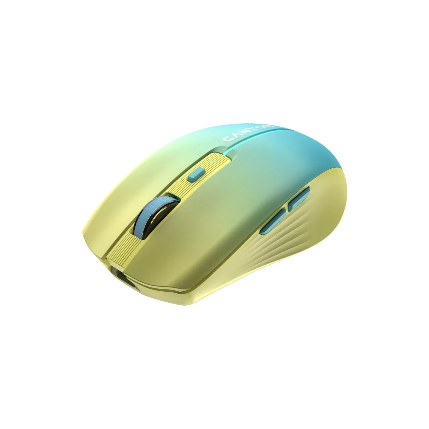 Canyon mouse MW-44  Wireless Charge Yellow Blue
