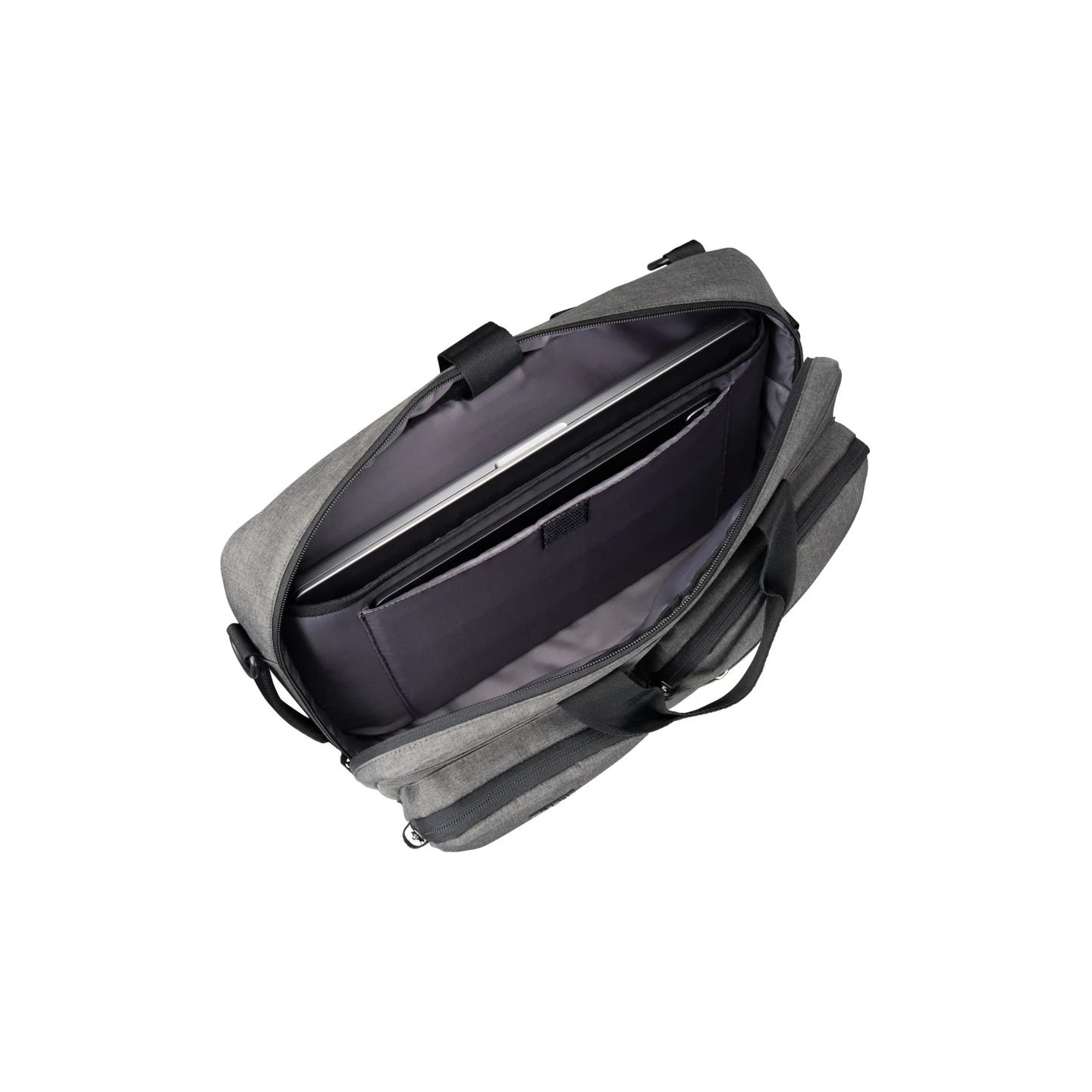 Targus HYBRID 16" BRIEFCASE BACKPACK, GREY