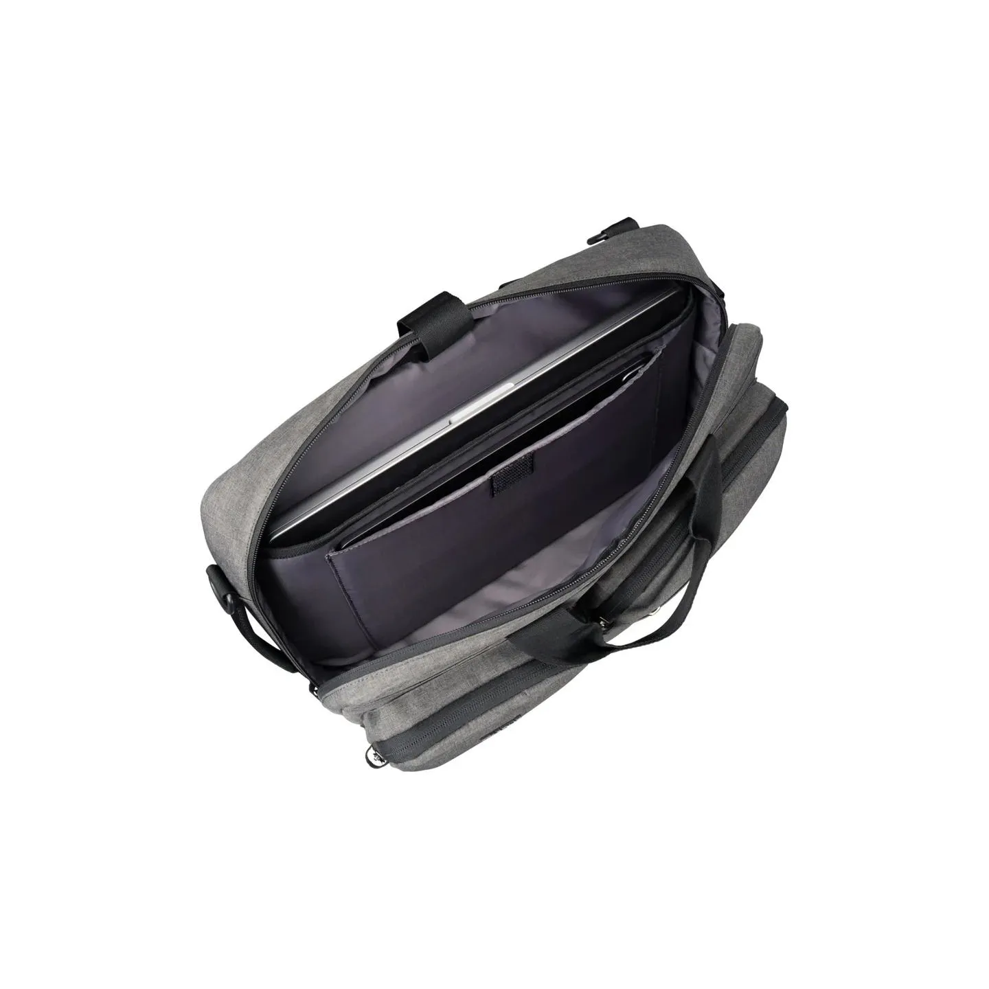 Targus HYBRID 16" BRIEFCASE BACKPACK, GREY