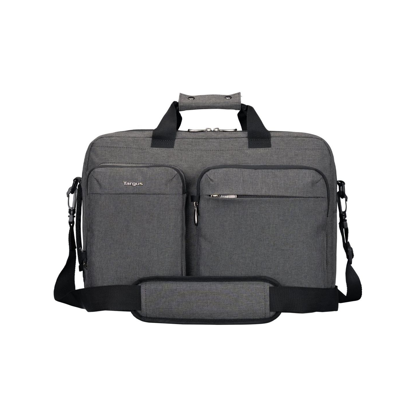 Targus HYBRID 16" BRIEFCASE BACKPACK, GREY