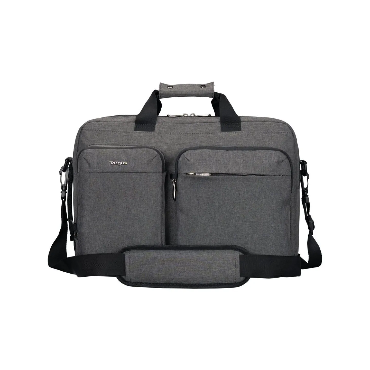 Targus HYBRID 16" BRIEFCASE BACKPACK, GREY