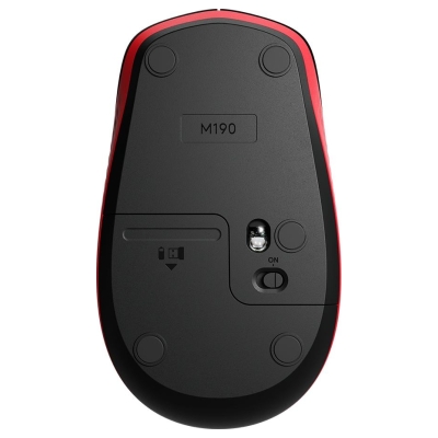 Logitech M190 Wireless Mouse - RED