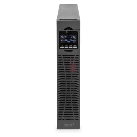 Digitus OnLine UPS, rack/tower, 3000VA, 3000W, LCD, 8 x C13, 1 x C19, RS-232, USB, SNMP card (optional), relay card (optional)  