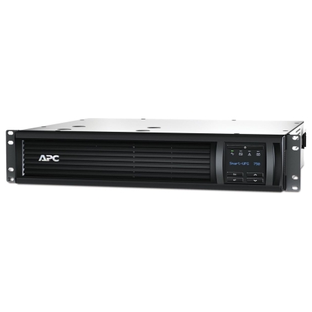 Schneider Electric Smart-UPS, Rackmount 2U, SmartConnect port+SmartSlot, AVR, LCD | SMT750RMI2UC | 750 VA | 500 W
