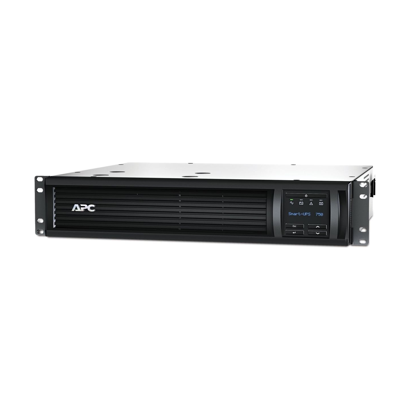 Schneider Electric Smart-UPS, Rackmount 2U, SmartConnect port+SmartSlot, AVR, LCD | SMT750RMI2UC | 750 VA | 500 W