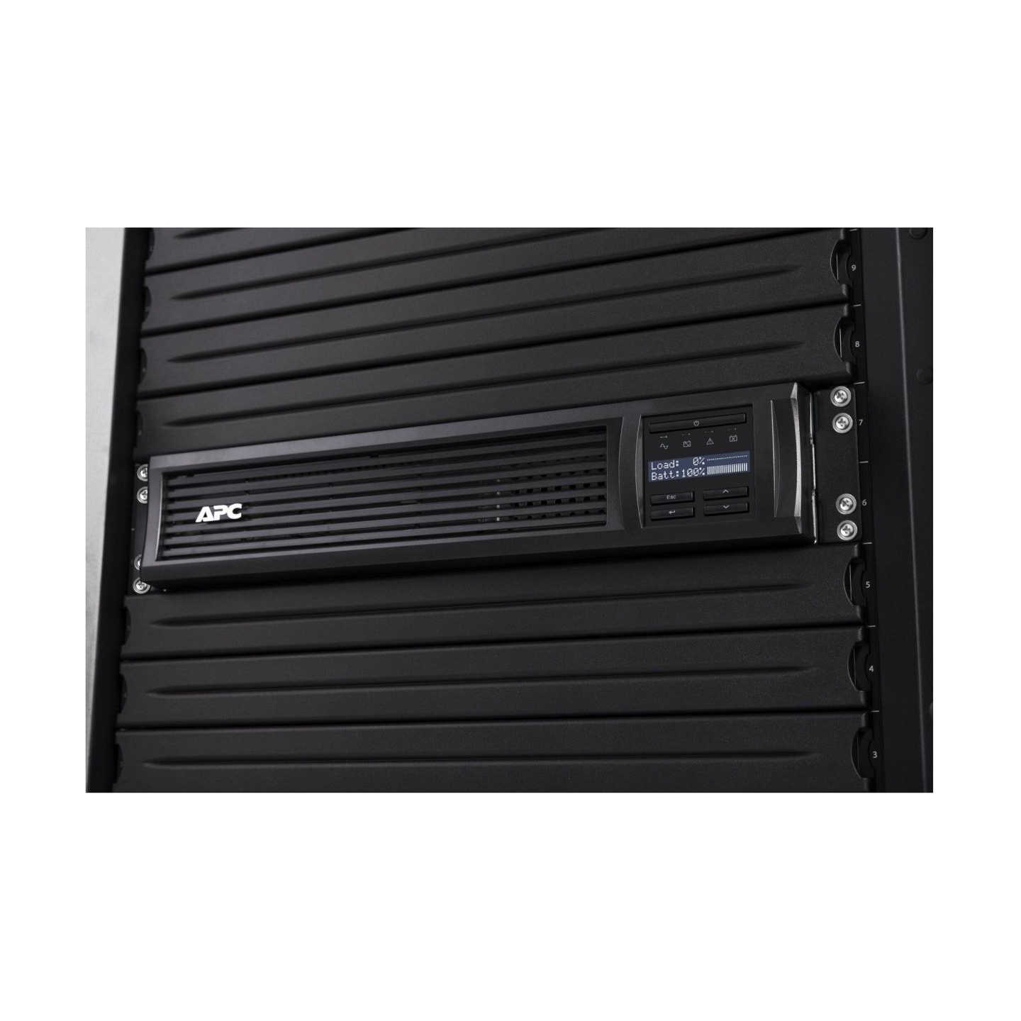 Schneider Electric Smart-UPS, Rackmount 2U, SmartConnect port+SmartSlot, AVR, LCD | SMT750RMI2UC | 750 VA | 500 W