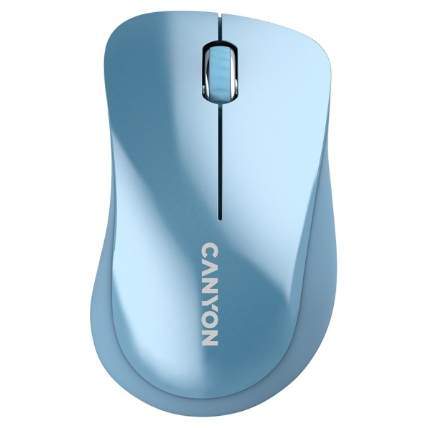Canyon MW-11, 2.4 GHz  Wireless mouse ,with 3 buttons, DPI 1200, Battery:AAA*2pcs  ,Blue67*109*38mm 0.063kg