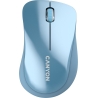 Canyon MW-11, 2.4 GHz  Wireless mouse ,with 3 buttons, DPI 1200, Battery:AAA*2pcs  ,Blue67*109*38mm 0.063kg