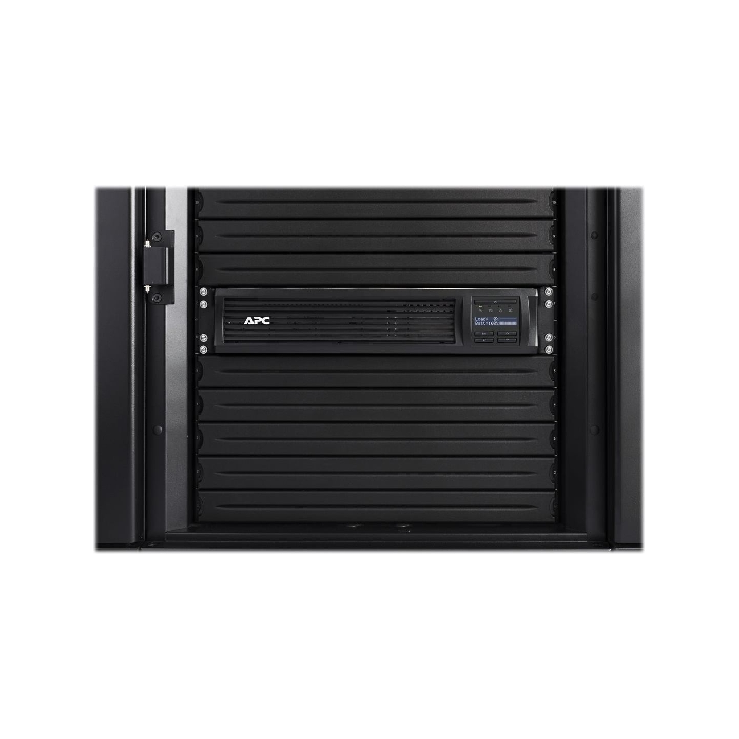 Schneider Electric Smart-UPS, Rackmount 2U, SmartConnect port+SmartSlot, AVR, LCD | SMT750RMI2UC | 750 VA | 500 W