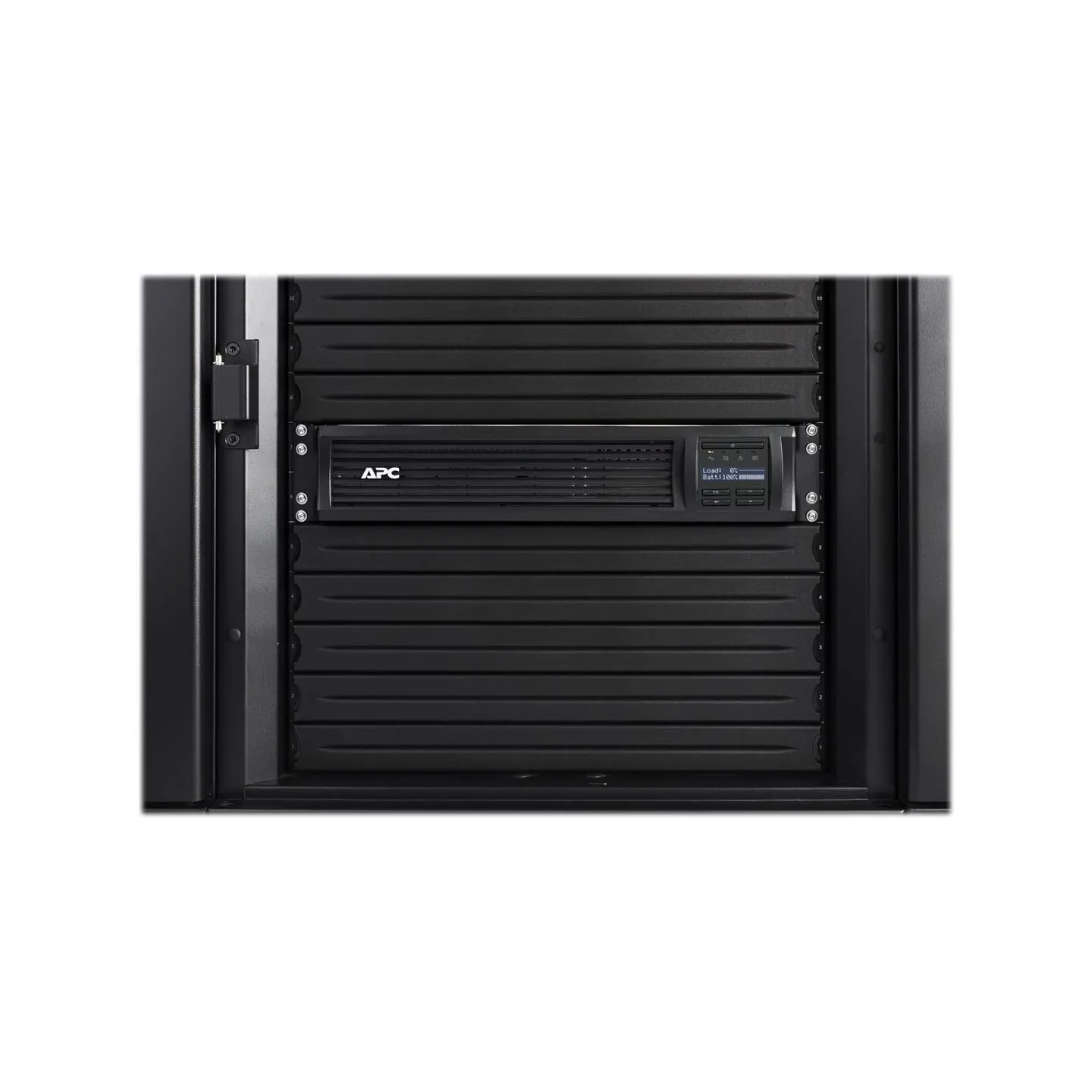 Schneider Electric Smart-UPS, Rackmount 2U, SmartConnect port+SmartSlot, AVR, LCD | SMT750RMI2UC | 750 VA | 500 W