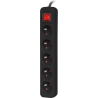 Lanberg PS1-05E-0300-BK 3M Black