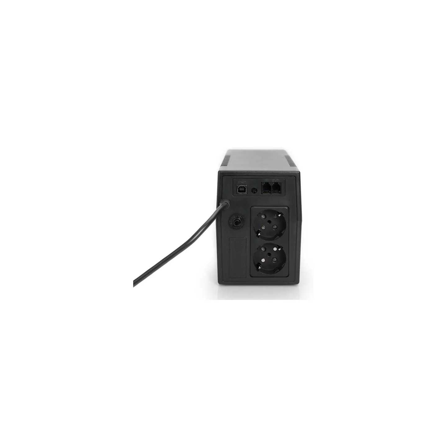 Digitus | Line-Interactive UPS | Line-Interactive UPS DN-170063, 600VA, 360W, 1x 12V/7Ah battery, 2x CEE 7/7 outlet, 2x RJ-11, 1