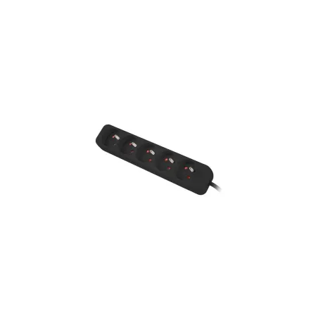 Lanberg Cable Power Strip, 5X French Outlets Quality-Grade Copper, 1.5 m | PS0-05E-0150-BK