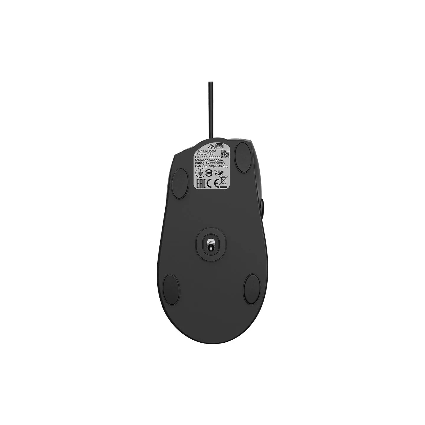 Logitech M500s Corded Mouse - BLACK - USB