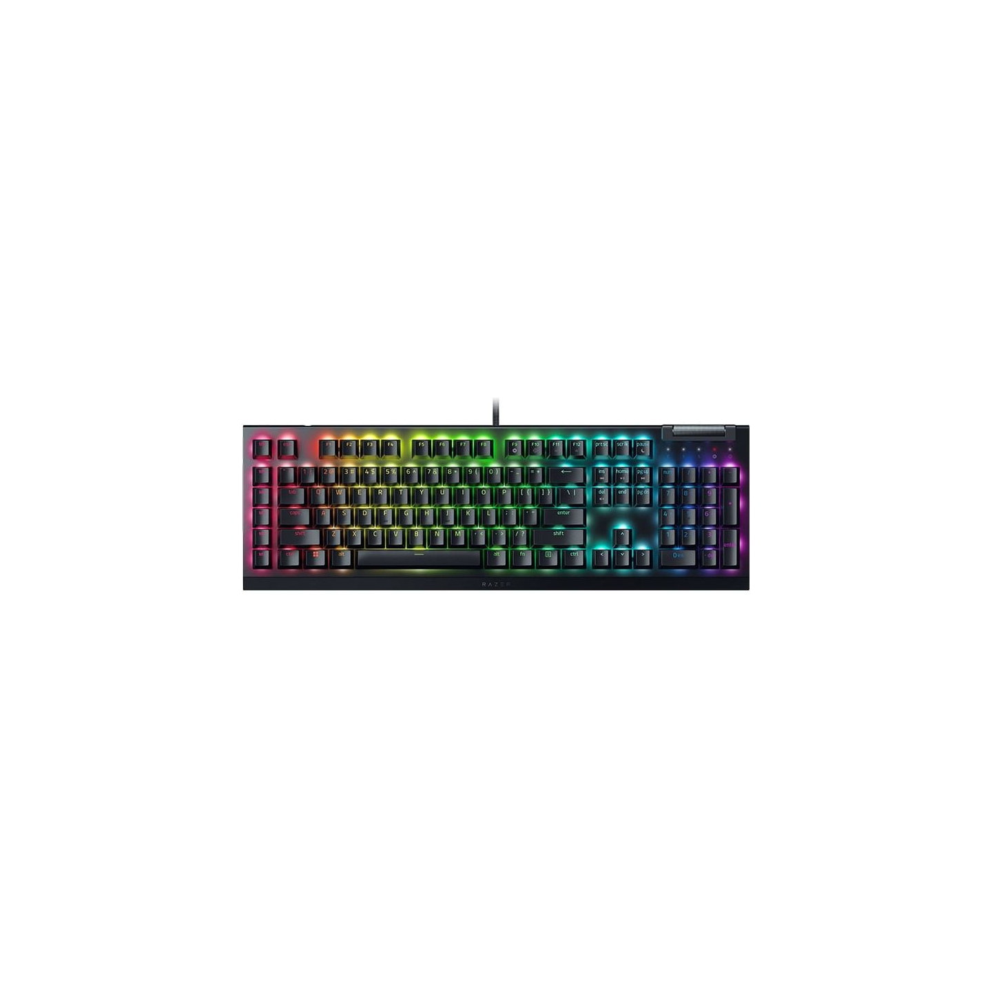 Razer | Mechanical Gaming Keyboard | BlackWidow V4 X | Mechanical Gaming Keyboard | Wired | US | Yellow Mechanical Switches (Lin