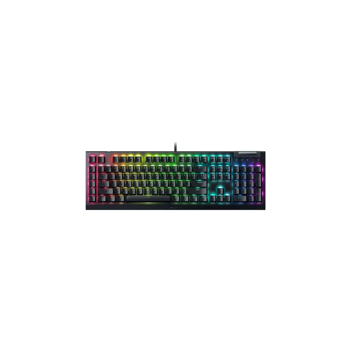 Razer | Mechanical Gaming Keyboard | BlackWidow V4 X | Mechanical Gaming Keyboard | Wired | US | Yellow Mechanical Switches (Lin