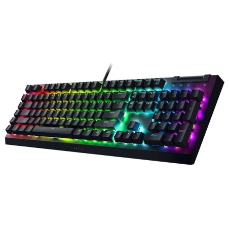 Razer | Mechanical Gaming Keyboard | BlackWidow V4 X | Mechanical Gaming Keyboard | Wired | US | Yellow Mechanical Switches (Lin