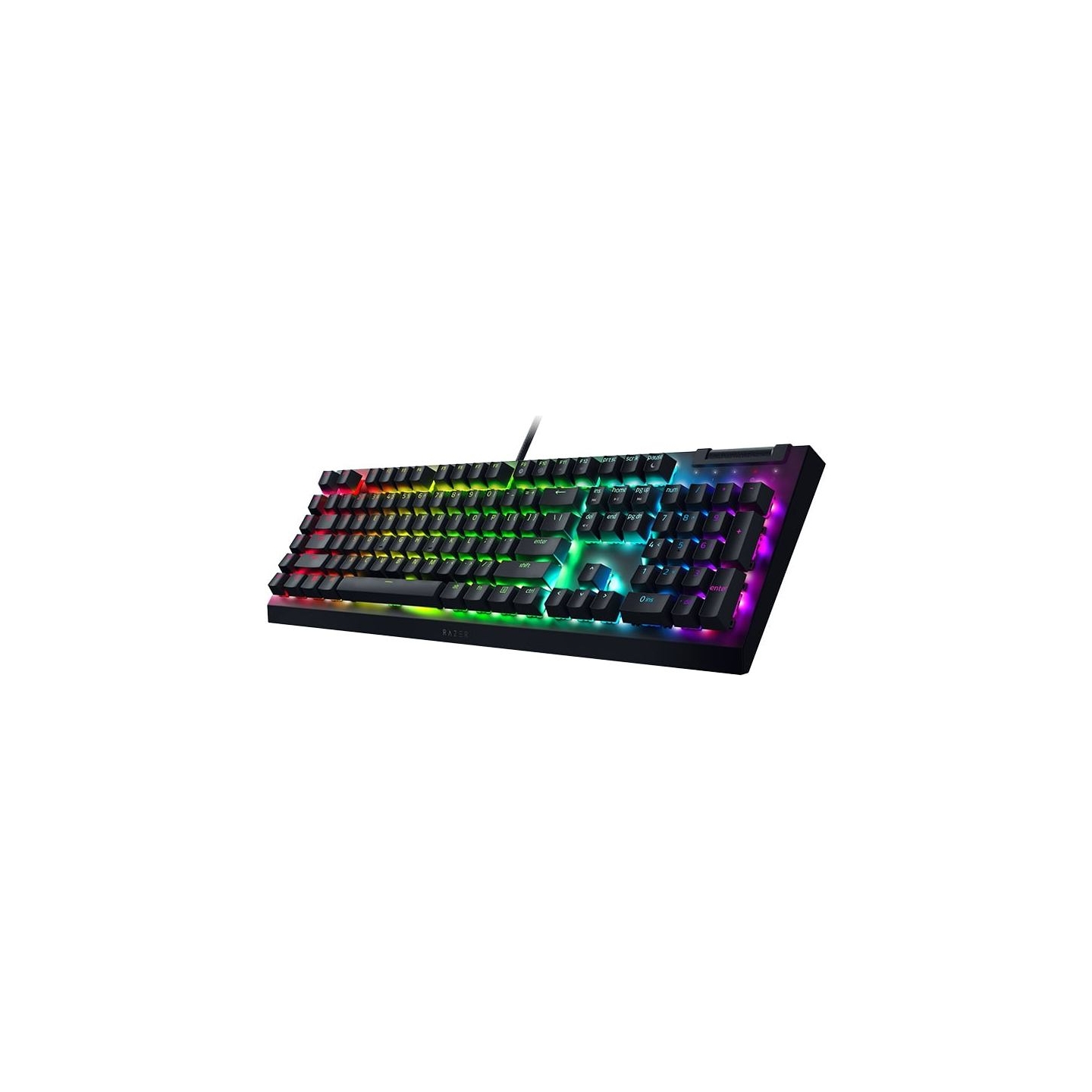 Razer | Mechanical Gaming Keyboard | BlackWidow V4 X | Mechanical Gaming Keyboard | Wired | US | Yellow Mechanical Switches (Lin