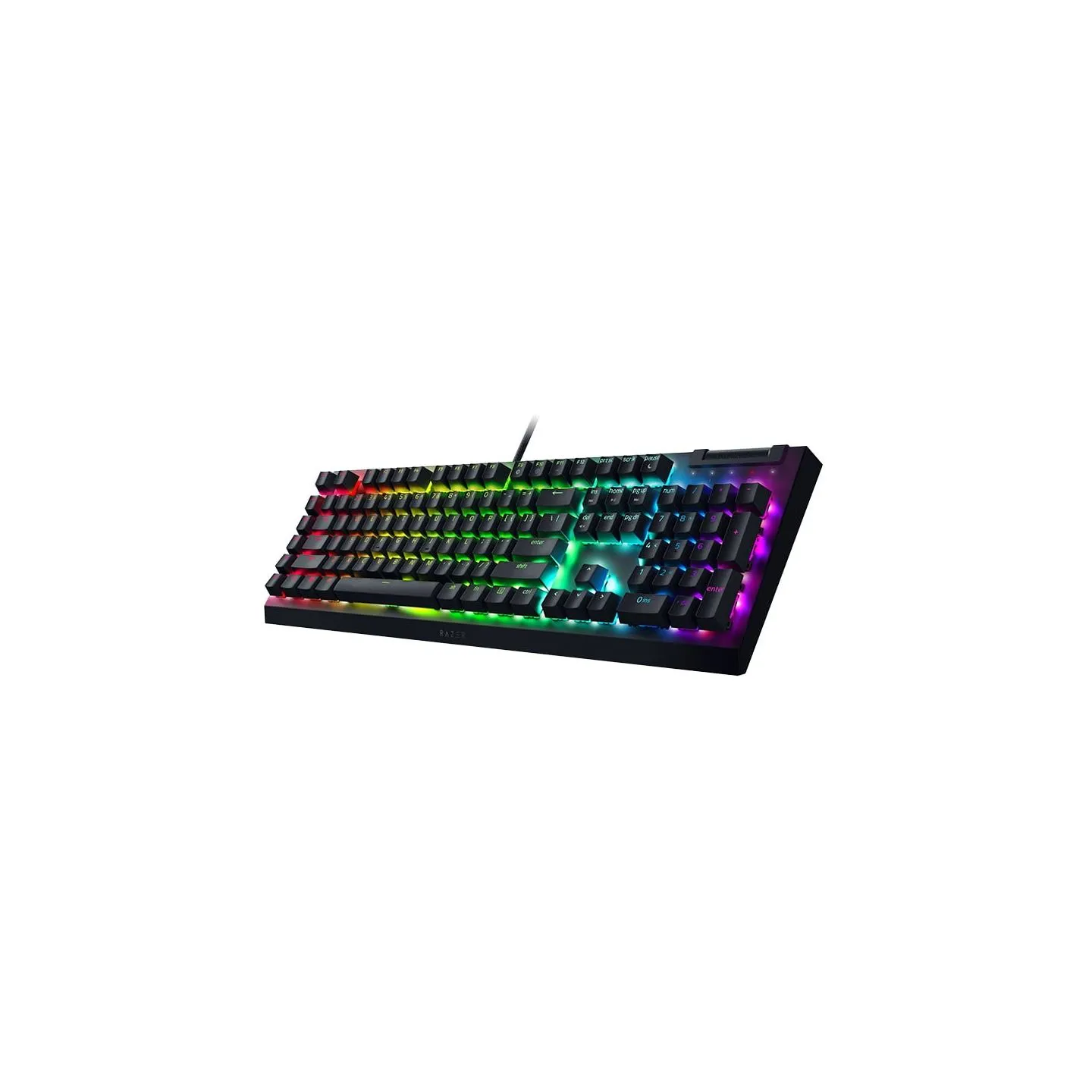 Razer | Mechanical Gaming Keyboard | BlackWidow V4 X | Mechanical Gaming Keyboard | Wired | US | Yellow Mechanical Switches (Lin