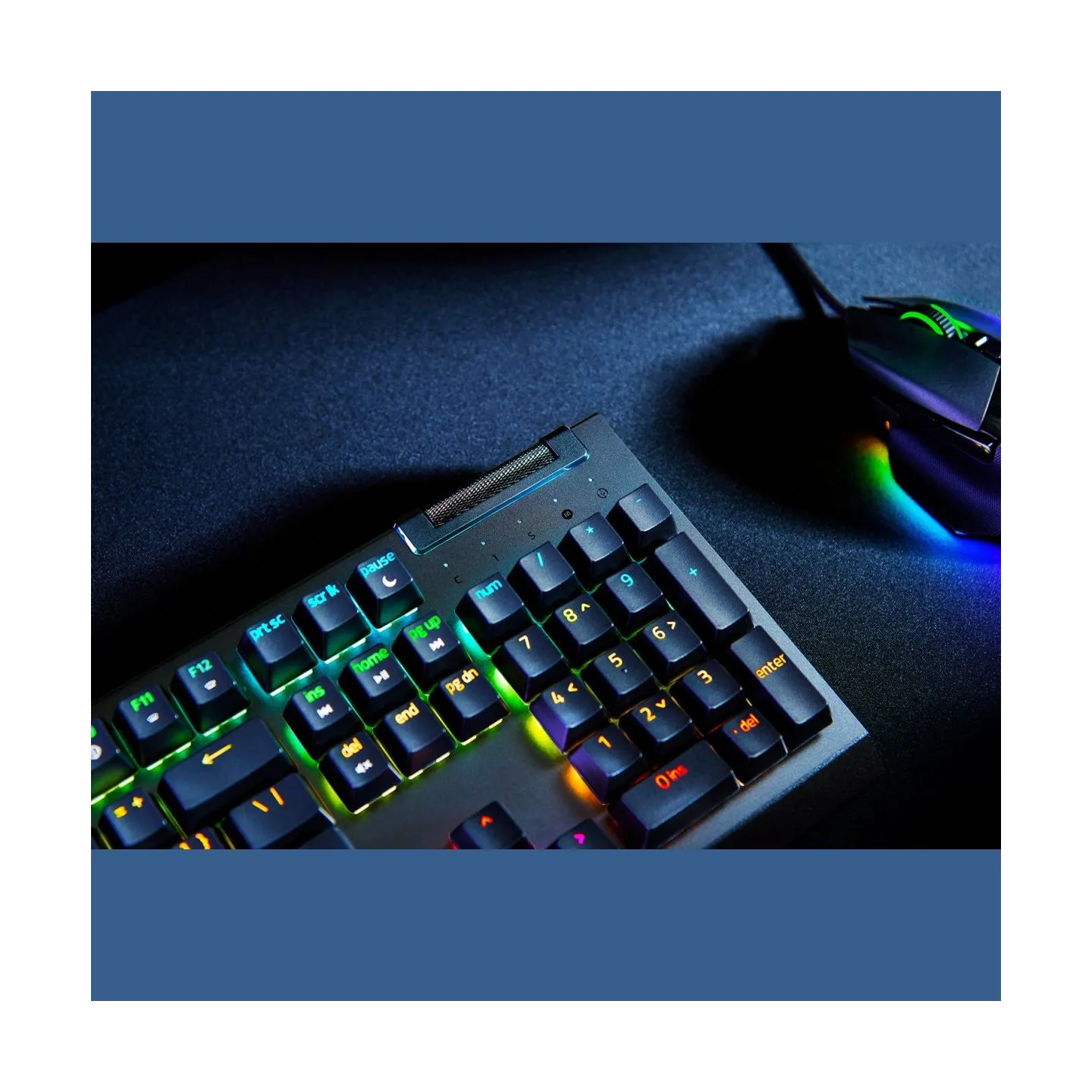 Razer | Mechanical Gaming Keyboard | BlackWidow V4 X | Mechanical Gaming Keyboard | Wired | US | Yellow Mechanical Switches (Lin
